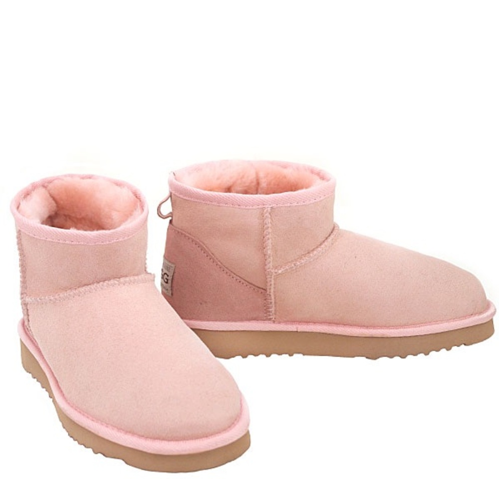 UGG Blush Suede Ankle Boots